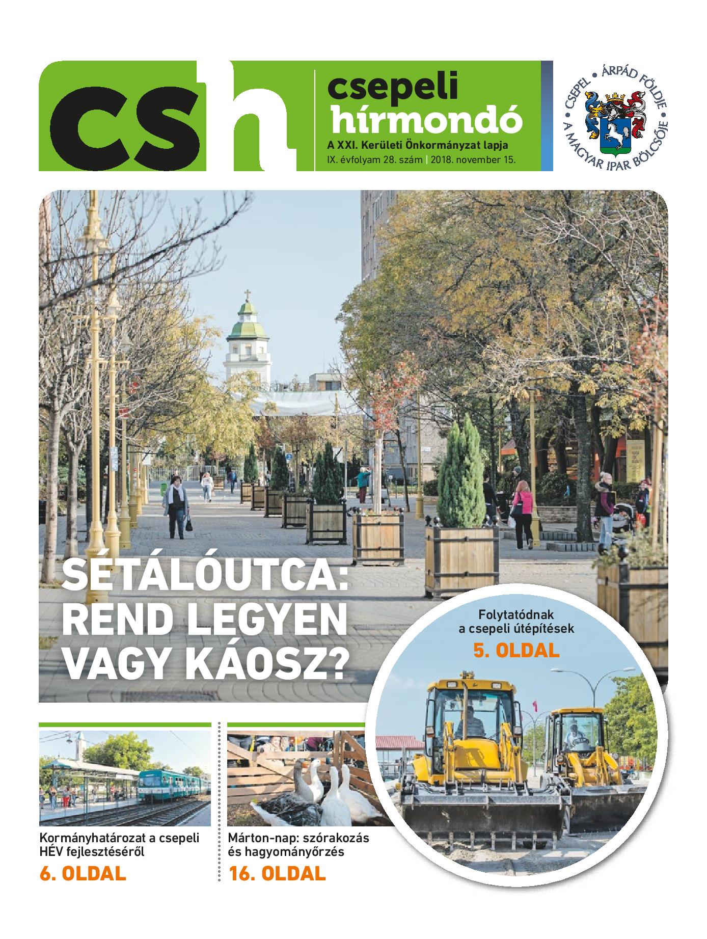 Csepeli Hírmondó IX/28.szám