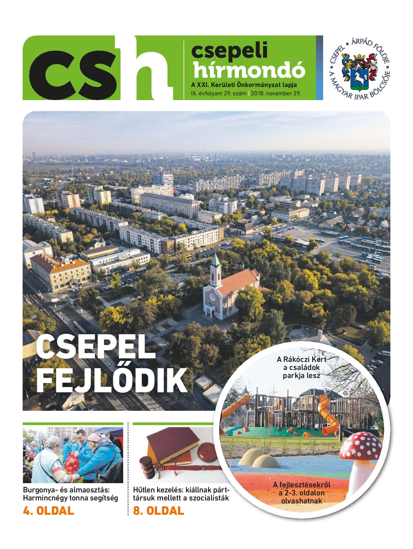 Csepeli Hírmondó IX/29.szám