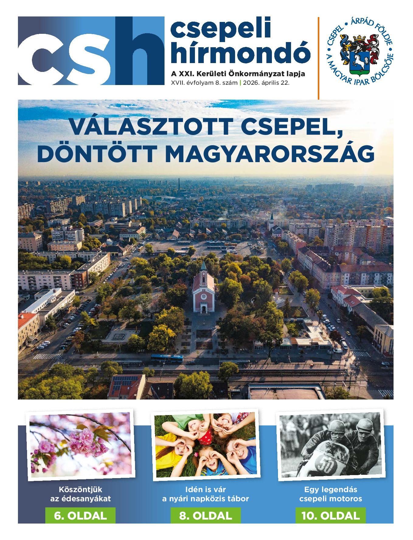 Csepeli Hírmondó XVII./8.szám