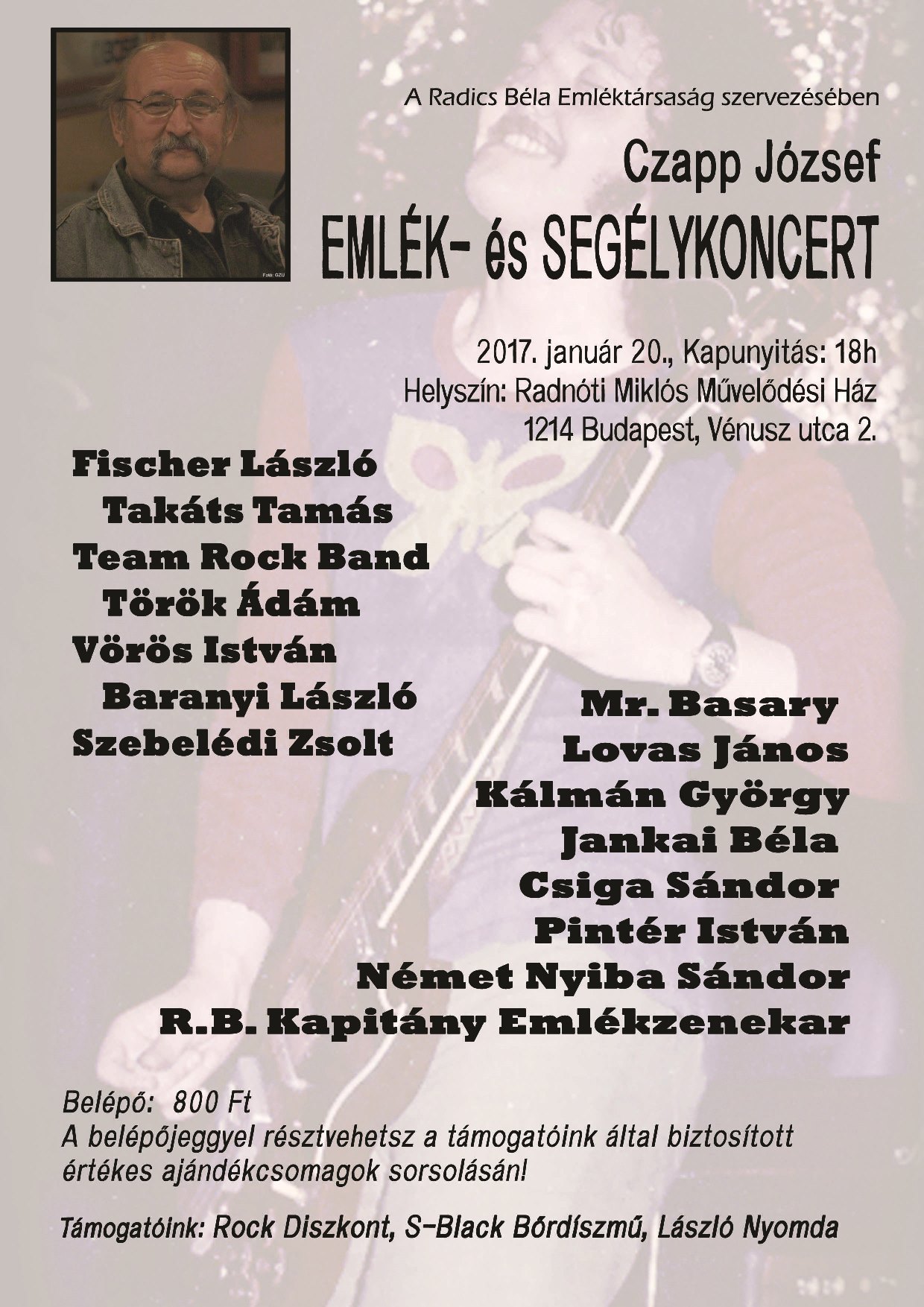 Emlék- és segélykoncert