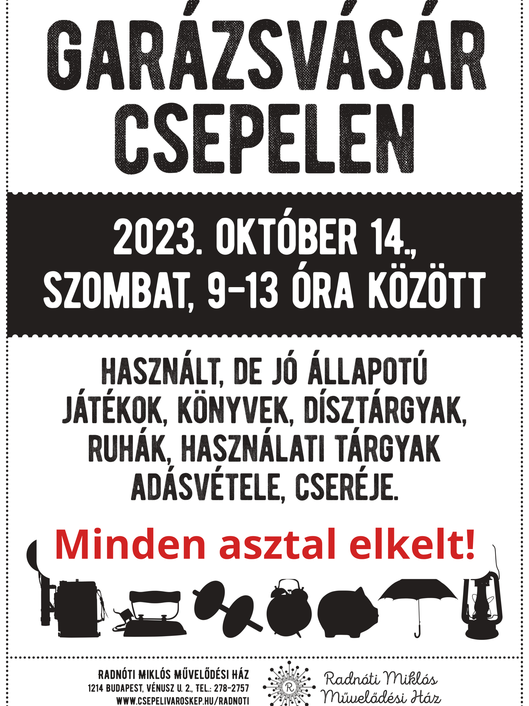 Garázsvásár 10.14.