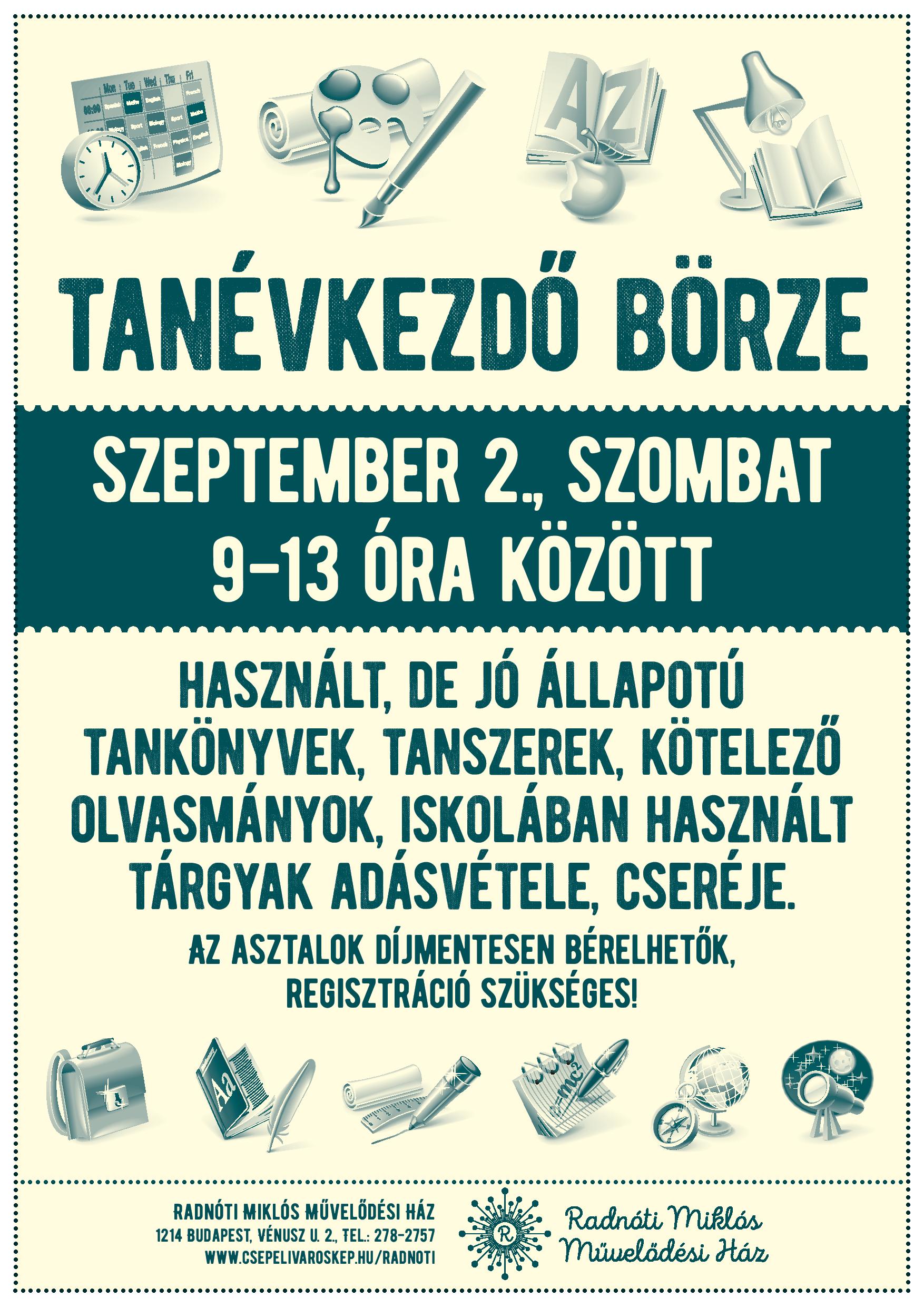 Tanévkezdő börze