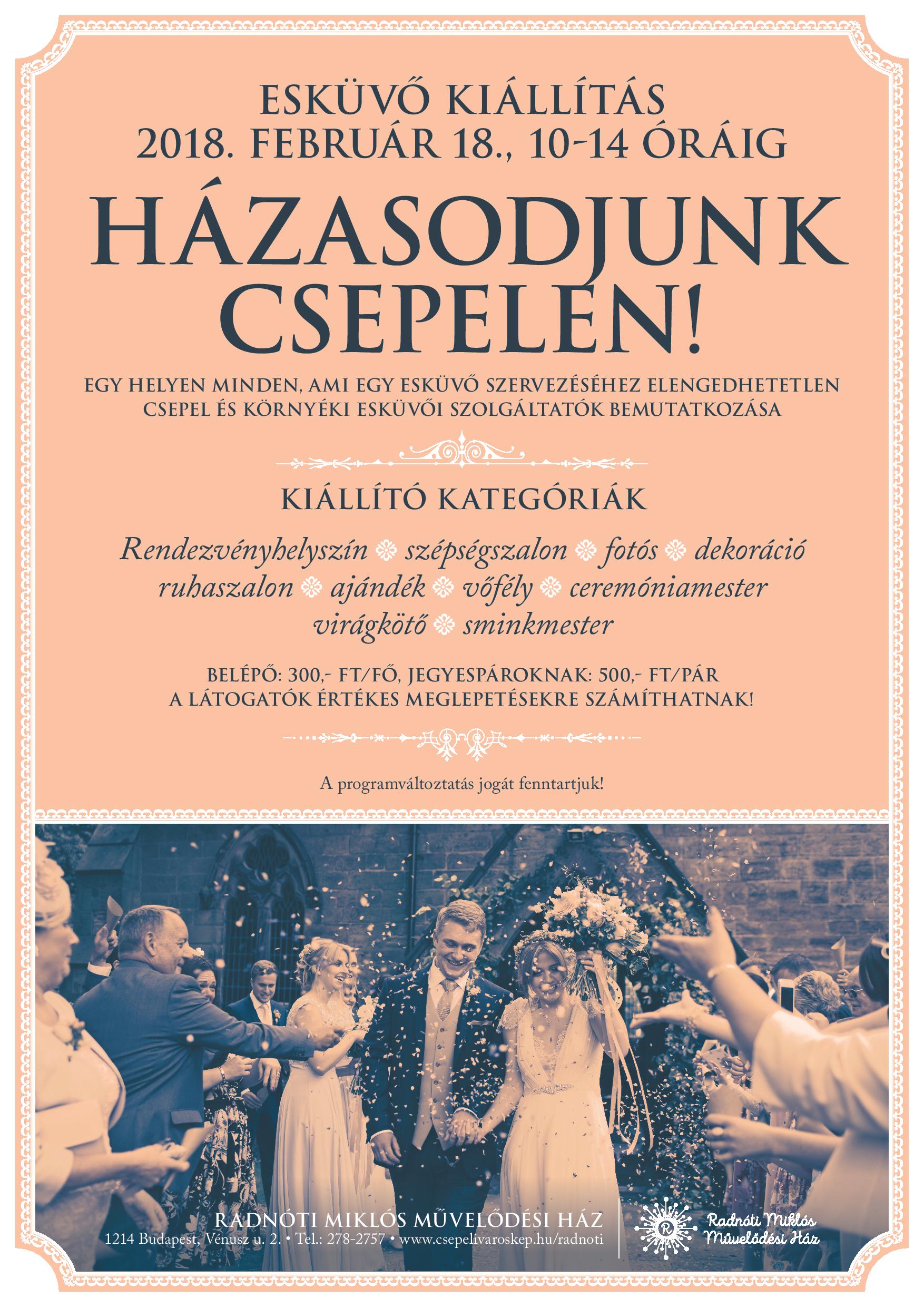 Házasodjunk Csepelen!